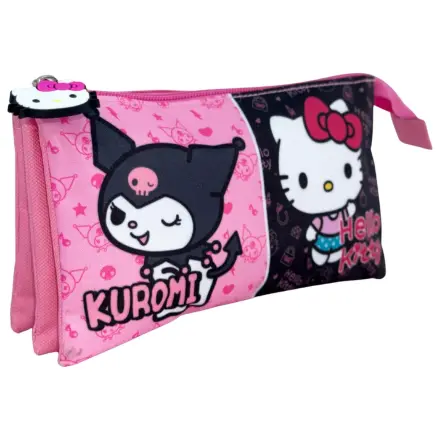 Hello Kitty & Kuromi trojni etui za svinčnike fotografija izdelka