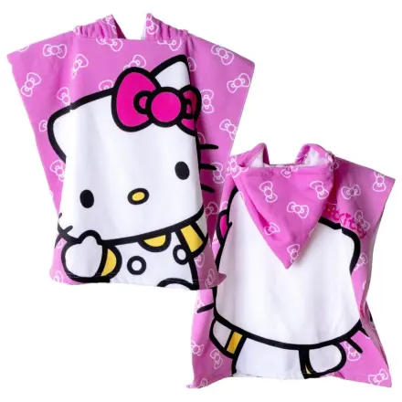 Hello Kitty poncho brisača iz mikrovlaken fotografija izdelka
