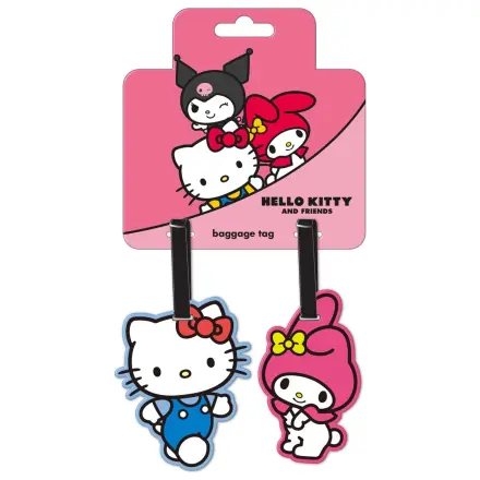 Hello Kitty & My Melody Set obeskov za prtljago (2 kosa) fotografija izdelka