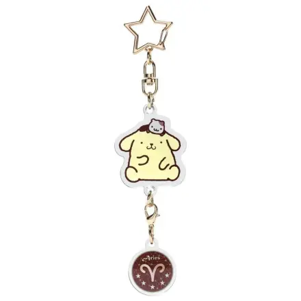 Hello Kitty Pompompurin Aries Astrološko Simbol obesek za ključe fotografija izdelka