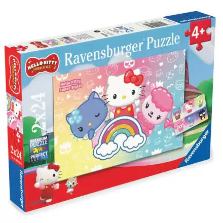 Hello Kitty puzzle 2 x 24 kosov fotografija izdelka