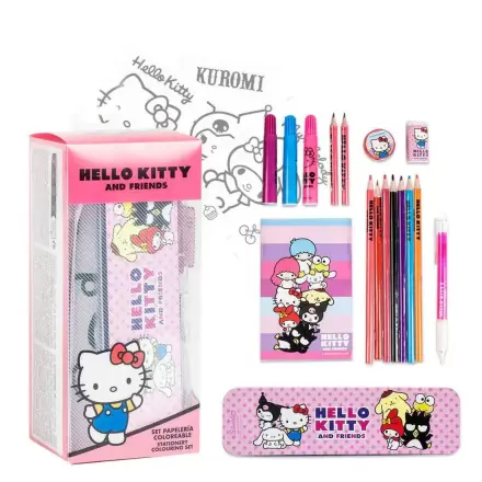 Hello Kitty pobarvanka pisalniški set fotografija izdelka