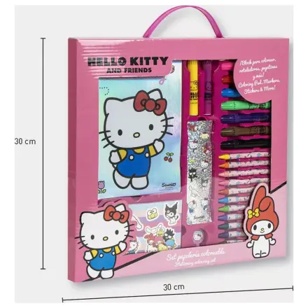 Hello Kitty pobarvanka pisalniški set fotografija izdelka