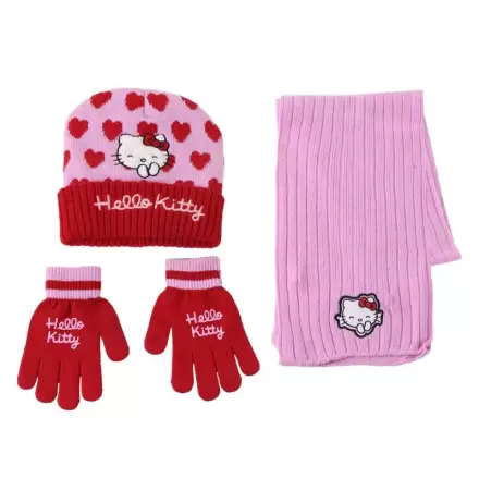 Hello Kitty zimski set snood kapa rokavice fotografija izdelka
