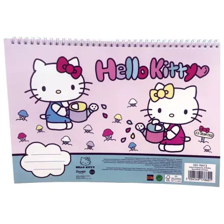Hello Kitty World A4 Spiralni skicirni blok, 30 listov fotografija izdelka