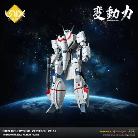 Hen Dou Ryoku Veritech Diecast akcijska figura VF-1J 21 cm termékfotója