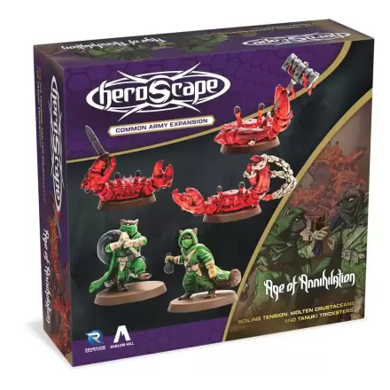 Heroscape razširitev vojske Boiling Tension: Molten Crustaceans & Tanuki Tricksters English Version fotografija izdelka