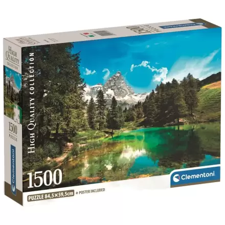 Visoko kakovostne puzzle Modro jezero 1500 kosov fotografija izdelka