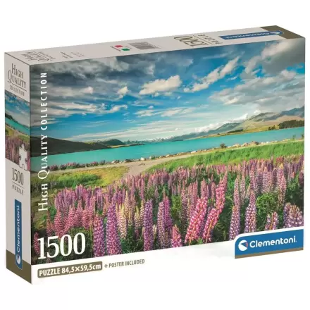 Visokokakovostne volčice pri jezeru Tekapo puzzle 1500 kosov fotografija izdelka