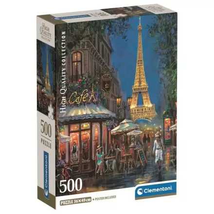 Visokokakovostna Noč v kavarni Eiffel puzzle 500 kosov fotografija izdelka