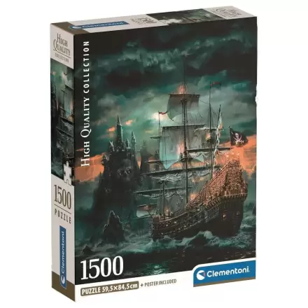Visoko kakovostne puzzle Ladja Piratov 1500 kosov fotografija izdelka