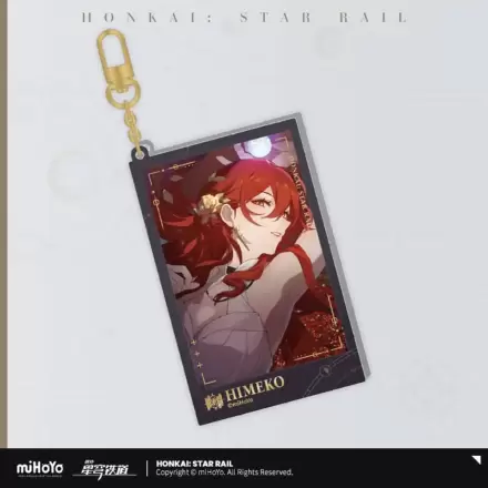 Honkai: Star Rail Countdown Departure Series Akrilni obesek za ključe Himeko Glitter 9 cm fotografija izdelka