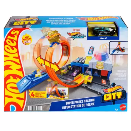 Hot Wheels City Super policijska postaja igralni set termékfotója