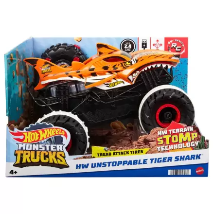 Hot Wheels Monster Trucks Neustavljivi Tiger Shark tovornjak termékfotója