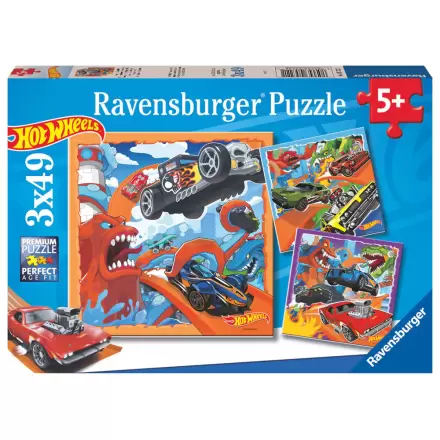 Hot Wheels puzzle 3x39 kosov fotografija izdelka