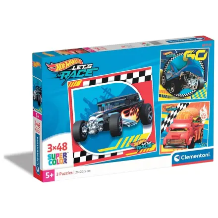 Hot Wheels puzzle 3x48 kosov fotografija izdelka