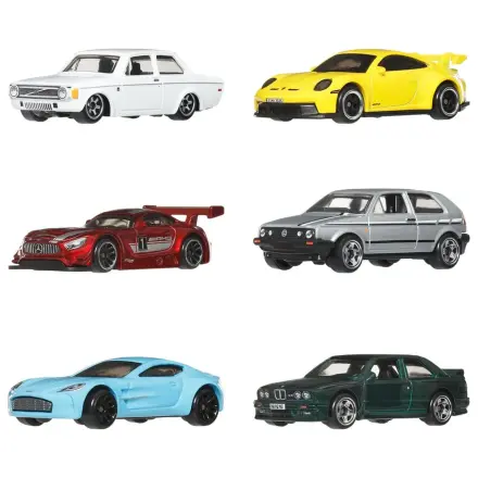 Hot Wheels Silver Series Die-Cast vozilo 6-paket 1/64 Euro Style fotografija izdelka