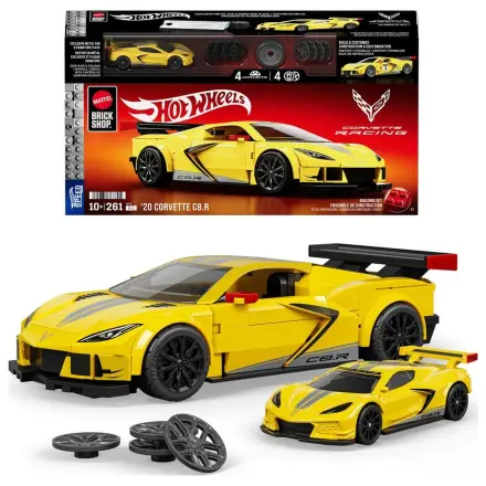 Hot Wheels Speed Mattel Brick Shop Komplet za sestavljanje 1/32 '20 Corvette C8.R fotografija izdelka