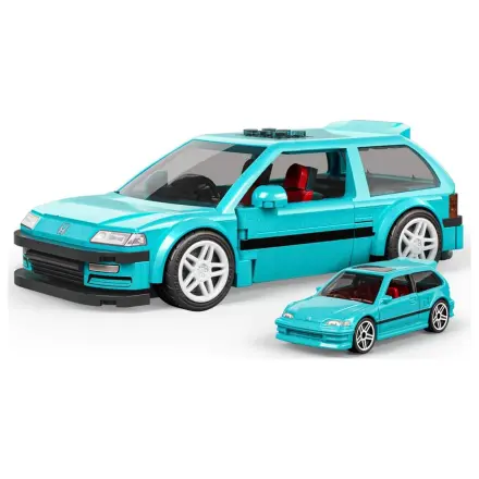 Hot Wheels Speed Series Mattel Brick Shop Komplet za sestavljanje 1/32 po meri ’90 Honda Civic EF fotografija izdelka