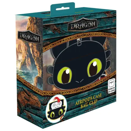 How to Train Your Dragon Toothless 3D Penasti AirPods ovitek s sponko za torbo fotografija izdelka