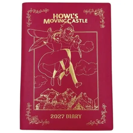 Howl's Moving Castle Dnevnik Hauru & Sophie rdeča zlata folija fotografija izdelka