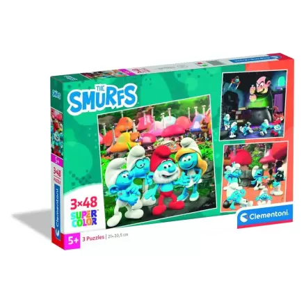 The Smurfs sestavljanka 3x48 kosov termékfotója