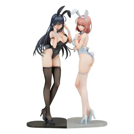 Ikomochi Original Character Statues 1/6 Črna Zajčica Aoi & White Bunny Natsume 30 - 31 cm termékfotója