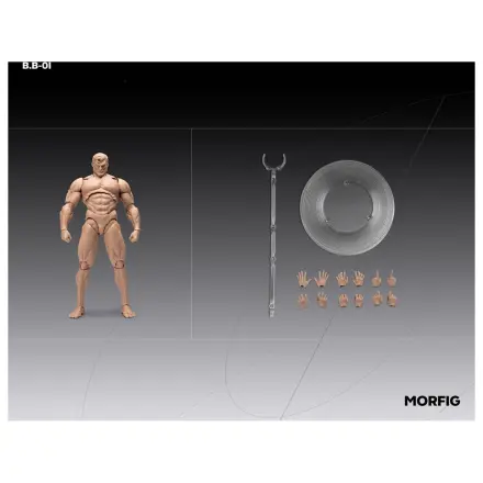 Inart akcijska figura 1/12 prazno moško telo belo 17 cm fotografija izdelka