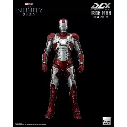 Infinity Saga DLX Akcijska Figura 1/12 Iron Man Mark 5 17 cm termékfotója