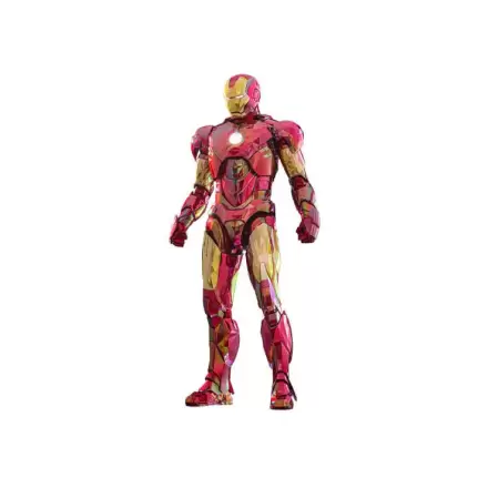 Iron Man Movie Masterpiece Diecast akcijska figura 1/6 Iron Man Mark VI (Fractal Armor) Hot Toys Exclusive 33 cm fotografija izdelka