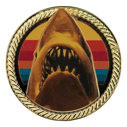Jaws Zbirateljski Kovanec 50. Obletnica 24k Pozlačena Limited Edition fotografija izdelka