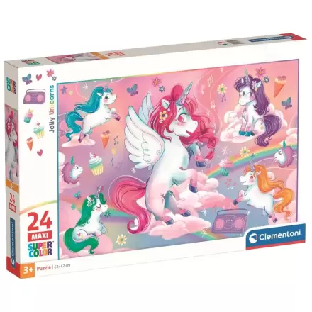 Jolly Unicorns maxi sestavljanka 24 kosov fotografija izdelka