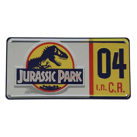 Jurassic Park Replika 1/1 Dennis Nedry Registrska Tablica termékfotója