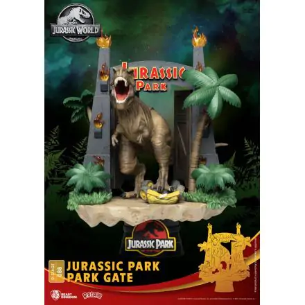 Jurassic Park D-Stage PVC Diorama Vrata Parka 15 cm fotografija izdelka