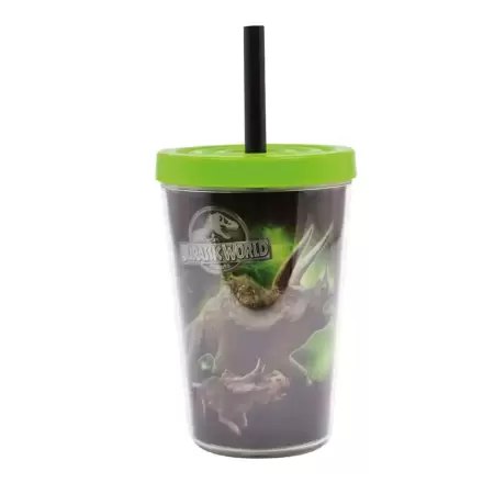 Jurassic World lonček s slamico 300 ml fotografija izdelka