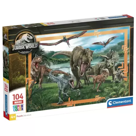 Jurassic World maxi puzzle 104 kosov termékfotója