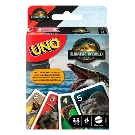 Jurassic World Rebirth UNO igra s kartami fotografija izdelka