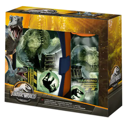 Jurassic World set škatle za kosilo + aluminijaste stekleničke 500ml fotografija izdelka