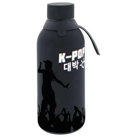 K-Pop Črna termalna steklenica 500 ml fotografija izdelka