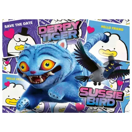 K-Pop Demon Hunters Derpy & Sussie XXL sestavljanka 100 kosov fotografija izdelka