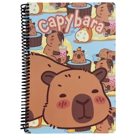 Capybara Chill B/5 črtasti spiralni zvezek 70 listov fotografija izdelka