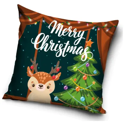 Božična ljubka jelena prevleka za vzglavnik fotografija izdelka