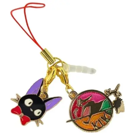 Kiki's Delivery Service Keychain Stil vitraža Jiji Gold fotografija izdelka
