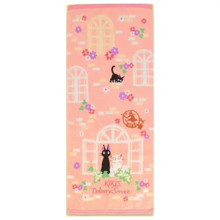 Kiki's Delivery Service Natsu brisača Sweet Pink Jiji 34 x 80 cm fotografija izdelka