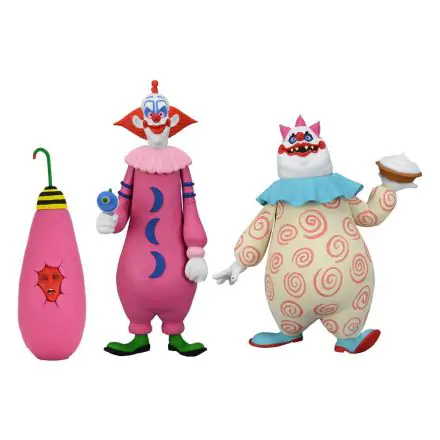 Killer Klowns from Outer Space Toony Terrors akcijska figura 2-pack Slim & Chubby 15 cm termékfotója