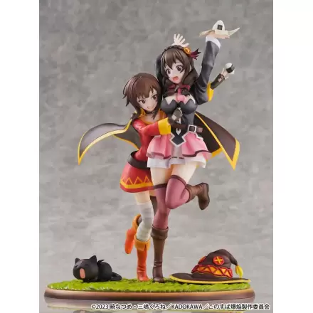 Konosuba: God's Blessing on This Wonderful World! SHIBUYA SCRAMBLE FIGURE PVC Kip 1/6 Megumin & Yunyun Futari wa Otomodachi Ver. 26 cm termékfotója