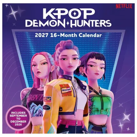 KPop Demon Hunters (2027) Stenski koledar fotografija izdelka