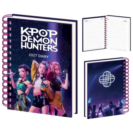 KPop Demon Hunters A5 Spiralni Dnevnik 2027 fotografija izdelka