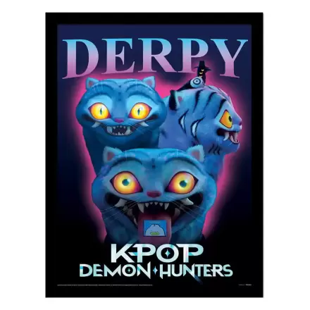 Zbirateljski tisk uokvirjen plakat Derpy KPop Demon Hunters fotografija izdelka
