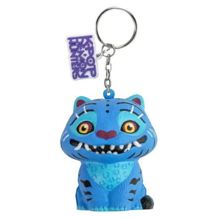 KPop Demon Hunters mehak obesek za ključe Derpy Tiger fotografija izdelka
